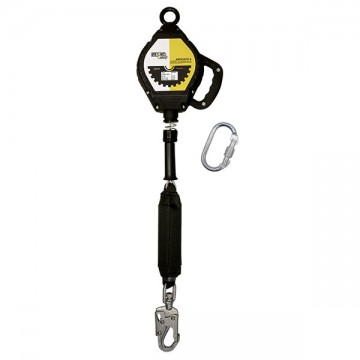 ANTICHUTE A RAPPEL AUTOMATIQUE - CABLE GALVA DIAMETRE 4,8 MM - VERTICAL et HORIZONTAL