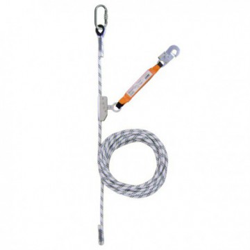 STOP-CHÛTE à corde avec absorbeur - Norme EN 353-2
