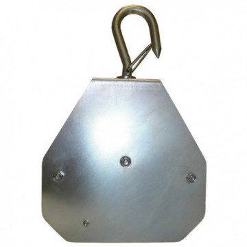 POULIE de b&acirc;timent &agrave; cliquet pour corde - R&eacute;a polym&egrave;re